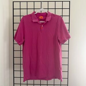Nike Men's Vibrant Pink Polo Shirt
